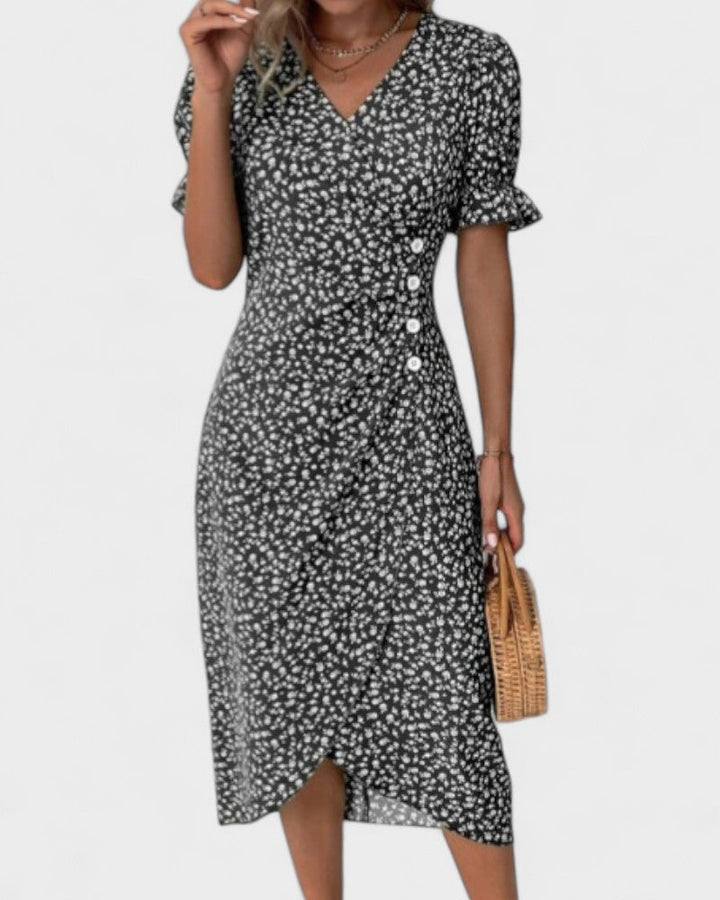Stella - Lightweight Floral Wrap Dress