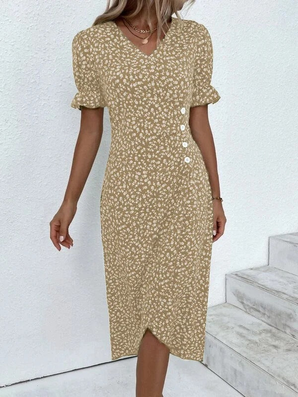 Stella - Lightweight Floral Wrap Dress
