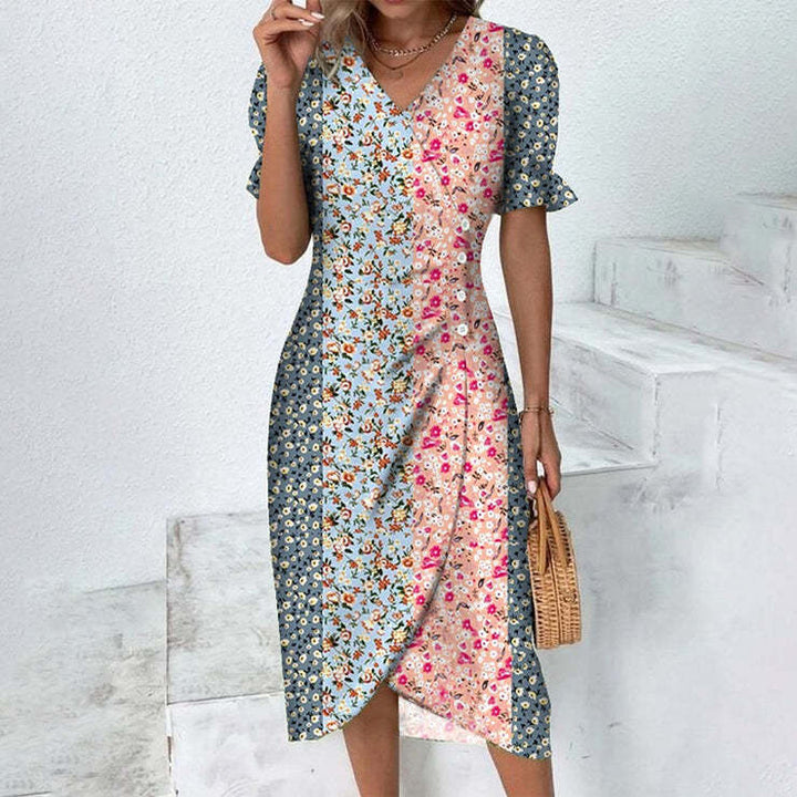 Stella - Lightweight Floral Wrap Dress