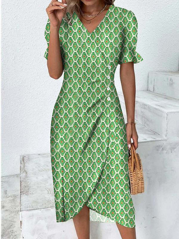 Stella - Lightweight Floral Wrap Dress